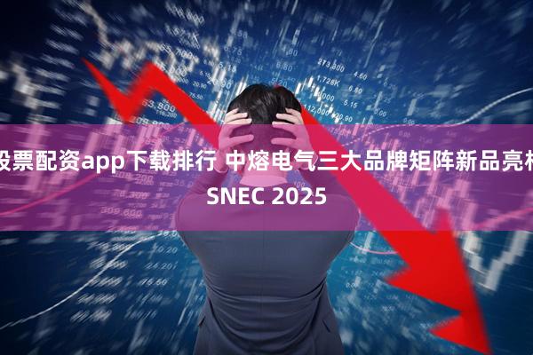 股票配资app下载排行 中熔电气三大品牌矩阵新品亮相SNEC 2025